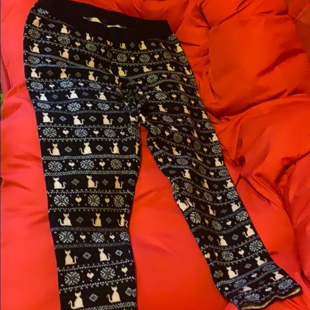 Fair isle 2x cat sweater leggings torrid
